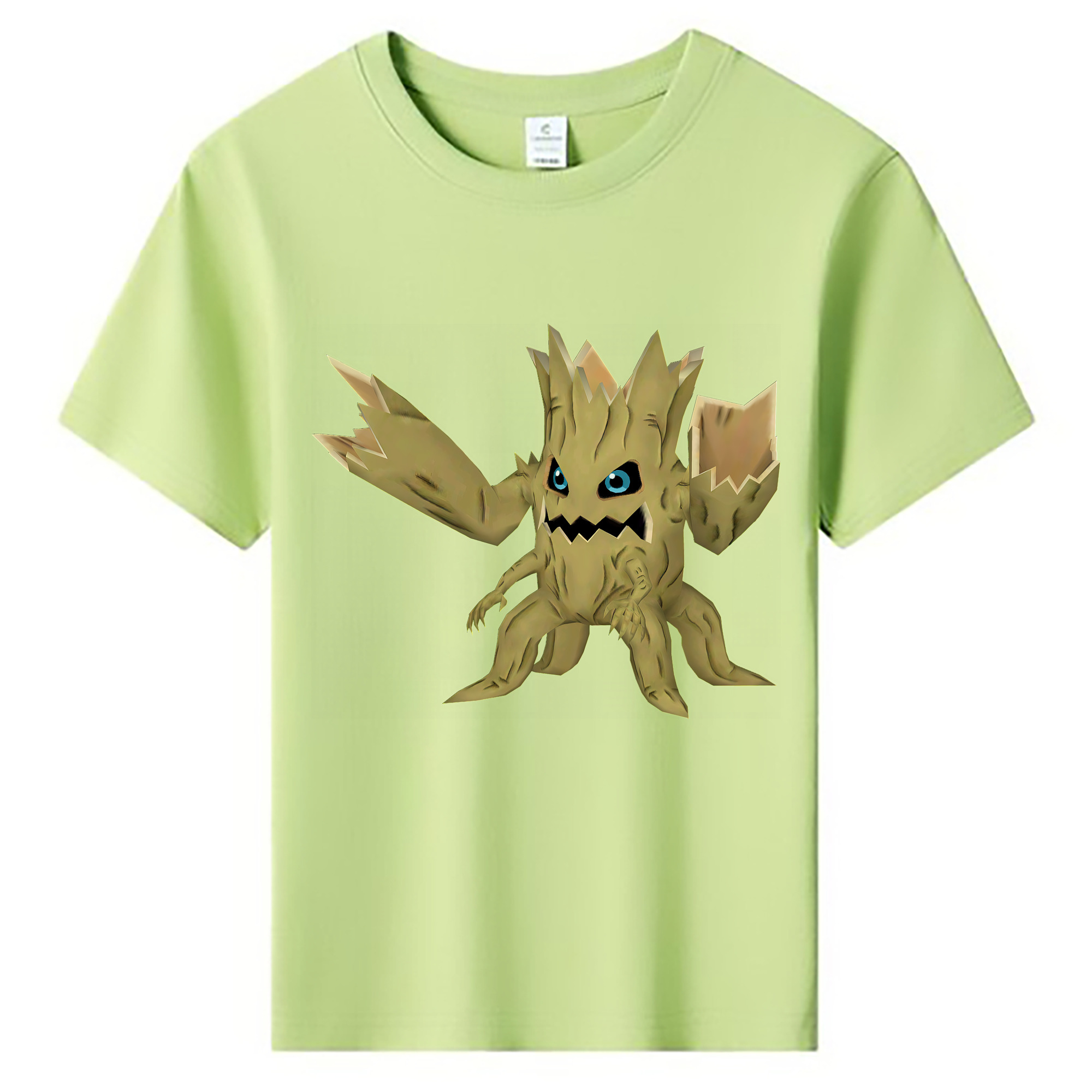 （画像用） Digimon デジタルモンスター/デジモン 綿100％キッズTシャツ（フロントプリント）